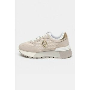 Pantofi sport din piele si material textil cu logo Amazing 25 imagine