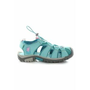 Sandale copii Peppa Pig - albastru - material sintetic - inchidere cu clema si snur - set pentru vara - imagine