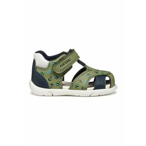 Sandale cu velcro de piele ecologica cu model imagine