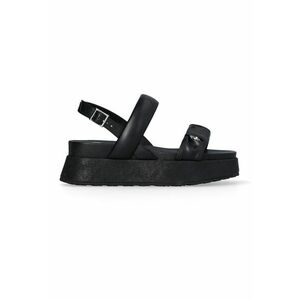 Sandale wedge din piele ecoologica imagine