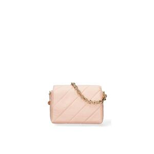 Geanta crossbody de piele ecologica cu bareta lant - Piersica imagine