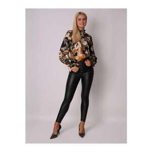 Bluza cu guler cu insertii elastice TA554 imagine