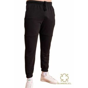 Pantaloni pentru barbati negri Bumbacel imagine
