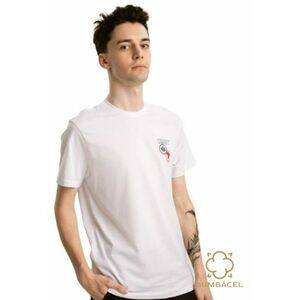 Tricou cu mânecă scurtă cu imprimeu - Alb imagine