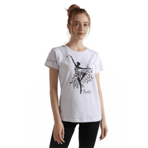 Tricou dama cu imprimeu - Bumbacel imagine