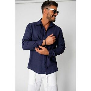 Camasa din IN cu nasturi Navy 16149 imagine