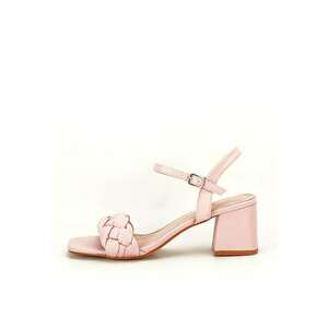 Sandale roz deschis cu toc gros BL6380 128 11125 imagine