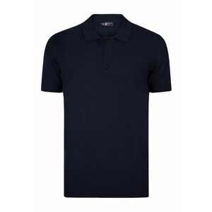 Tricou polo cu terminatii striate imagine