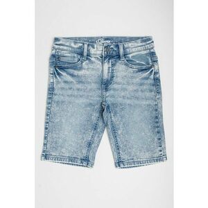 Pantaloni scurti din denim cu aspect decolorat imagine