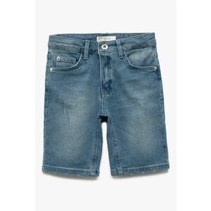 Pantaloni scurti slim-fit din denim imagine