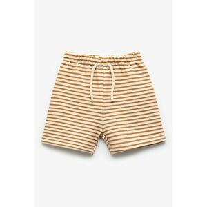 Pantaloni scurti cu snur si dungi imagine