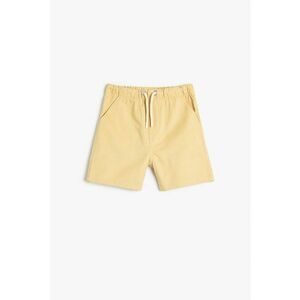 Pantaloni scurti cu snur si buzunare oblice imagine