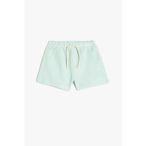 Pantaloni scurti din bumbac cu snururi de ajustare imagine