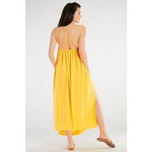 Fucsia Midi Rochie Fara maneca A428 imagine