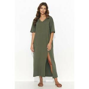 Rochie supradimensionata cu decolteu in V - imagine