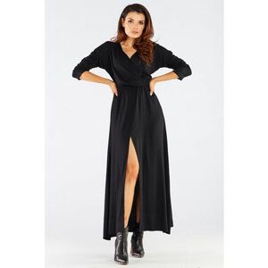 Midi Rochie Maneca lunga - Casual - Viscoza A454 imagine