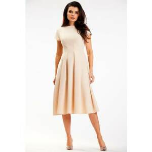 Midi Rochie Maneca scurta - La baza gatului A569 imagine