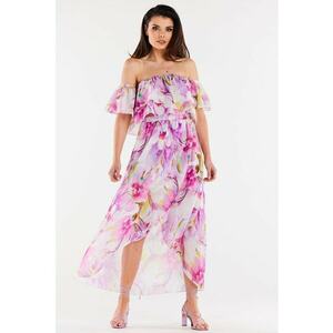 Fusta Midi Print Elegant A512 imagine