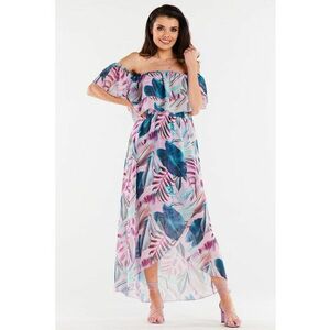 Fusta Midi Print Elegant A512 imagine