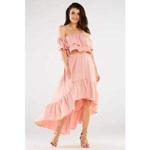 Fusta Midi Casual Poliester A331 imagine