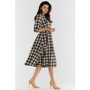 Midi Rochie Carouri Maneca trei sferturi A489 imagine