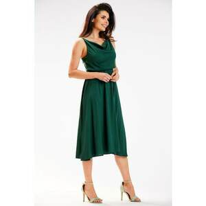 Midi Rochie Fara maneca - Viscoza A579 imagine