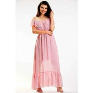 Lunga Rochie Fara maneca A573 imagine