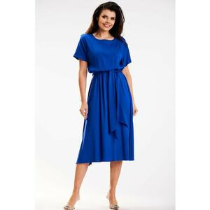 Midi Rochie Maneca scurta - Casual A576 imagine