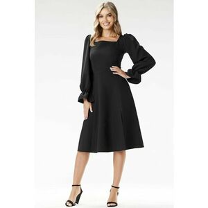 Midi Rochie Maneca lunga - Drept A695 imagine