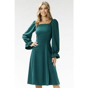 Midi Rochie Maneca lunga - Drept A695 imagine