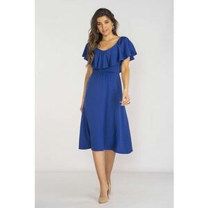 Midi Rochie Maneca scurta Rotund A659 imagine