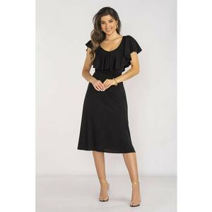 Midi Rochie Maneca scurta Rotund A659 imagine