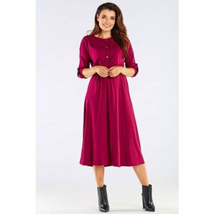 Midi Rochie Maneca trei sferturi A452 imagine