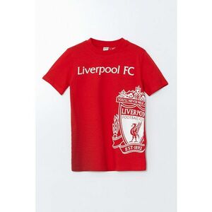Tricou de bumbac cu decolteu la baza gatului imagine