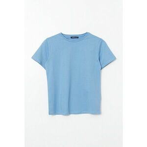 Tricou uni de bumbac imagine