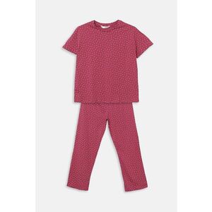 Pijama de bumbac cu buline imagine