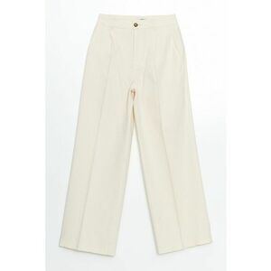 Pantaloni din amestec de in cu croiala ampla imagine