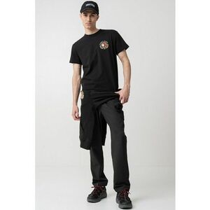 Tricou din bumbac cu logo brodat imagine