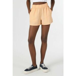Pantaloni scurti din amestec de in cu talie elastica imagine