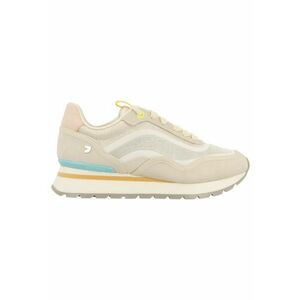 Pantofi sport din material textil cu insertii din piele intoarsa imagine