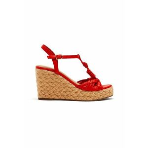Sandale din piele cu talpa wedge Castine imagine