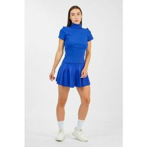 Maleta albastra cu maneca scurta pentru dame imagine