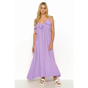Rochie maxi lejera - cu volane - imagine