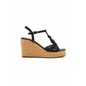 Sandale din piele cu talpa wedge Castine imagine