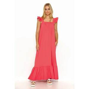 Rochie maxi cu volane imagine