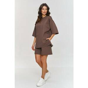 Set de tricou oversize cu pantaloni scurti imagine