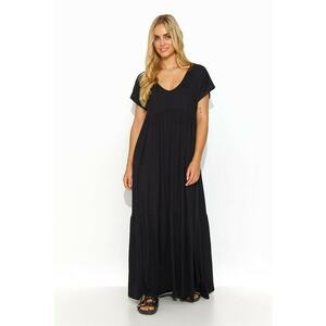 Rochie maxi cu maneca scurta imagine