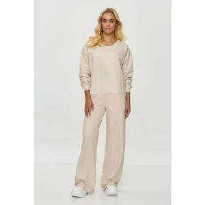 Set de bluzon cu maneci cazute si pantaloni cu croiala ampla imagine