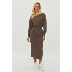 Rochie midi cu buzunare oblice imagine