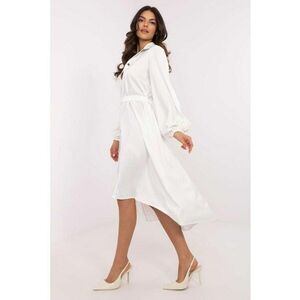 Rochie-camasa cu maneca lunga si cordon imagine
